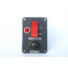 Grayston Starter Panel- Push Button & Light - 30 Amp - Carbon 
