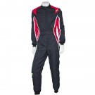 P1 Racewear Turbo-16 Race Suit 2-Layer Black/Red Size 2