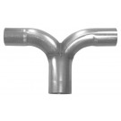 Jetex Universal Exhaust T-Piece  2 X 63.5mm Out 2.5" Stainless Steel (U916363R)