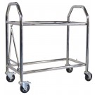 B-G Racing Stainless Steel Low Level Wheel & Tyre Trolley