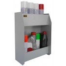 BG Racing Small Two Shelf Fluid Cabinet - Powder Coated 