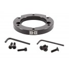 BG Racing Steering Wheel 15mm Eccentric Spacer 6X70 PCd - 10mm Offset (With Screws)