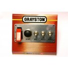 Grayston Starter Panel- Push Button & 3 Access. Switches - 30 Amp 