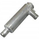 OBP Alloy Water Swirl Pot 2 x Swaged 32mm OD Fittings & Standard Radiator Neck with 10mm Overflow 