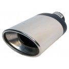 Jetex Universal Exhaust Oval Tailpipe 2.5" Stainless Steel (U236320)