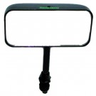 Racetech F1 Style Mirror Swivel Mounted With Straight Stem Black