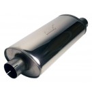 Jetex Universal Exhaust Silencer - Oval Box Offset Outlet