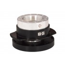 BG Racing Steering Wheel Quick Release - Adaptor 6 x 101/9  x 101.6 PCD To 6 x 70 / 6 x 74 PCD (with Screws)