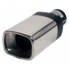 Jetex Universal Exhaust Square Tailpipe 2" Stainless Steel (U245100)