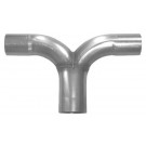 Jetex Universal Exhaust T-Piece 2 X 63.5mm Out 3" Stainless Steel (U917663R)